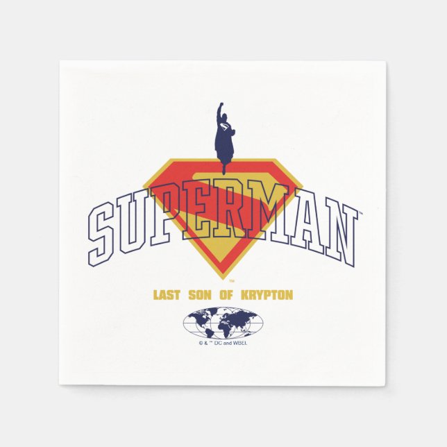 Serviette En Papier Dernier fils de Krypton Emblem (Devant)