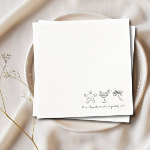 Serviette En Papier Dernier Splash Bachelorette Party Approvisionnemen