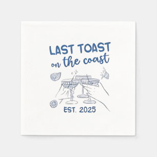 Serviette En Papier Dernier toast sur la Côte Est 2025