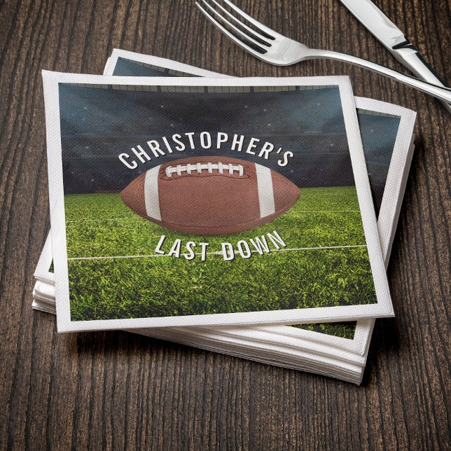 Serviette En Papier Dernière descente de l'enterrement de vie de garço (Créateur téléchargé)