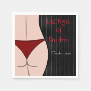 Serviette En Papier Dernière Nuit De Liberté Bachelor Party