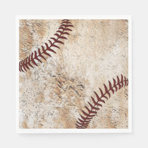 Serviette En Papier Des serviettes de base-ball Vintages, vieilles et 