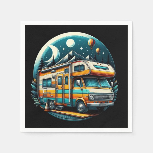 Serviette En Papier Des serviettes de camping ! (Devant)