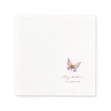 Des serviettes pour la fête d'anniversaire sur le