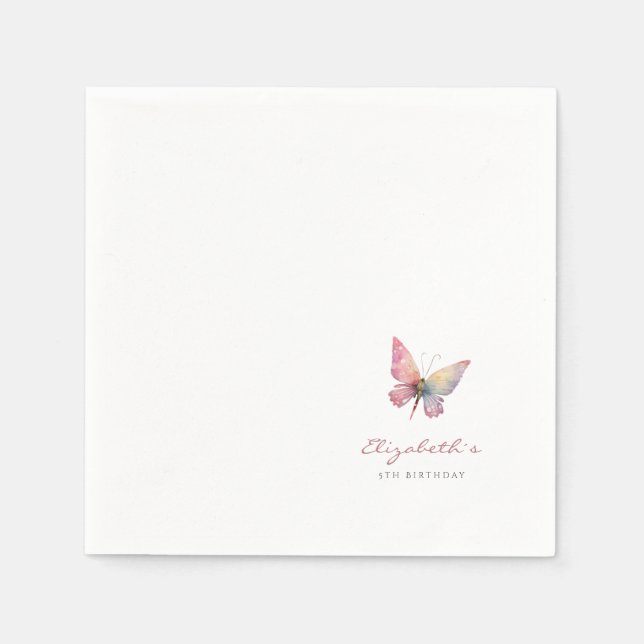 Serviette En Papier Des serviettes pour la fête d'anniversaire sur le  (Devant)