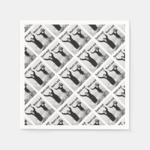 Serviette En Papier Des soeurs dehors