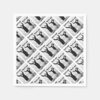 Serviette En Papier Des soeurs dehors