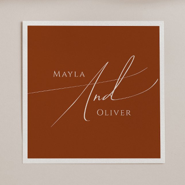 Serviette En Papier Désert de Whimsical | Napkins Mariage en terre cui (Créateur téléchargé)