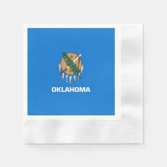 Serviette En Papier Design de l'Oklahoma State (Devant)