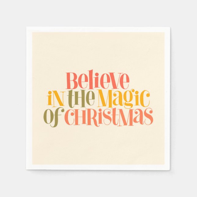 Serviette En Papier Design de mode de vie lent (Devant)