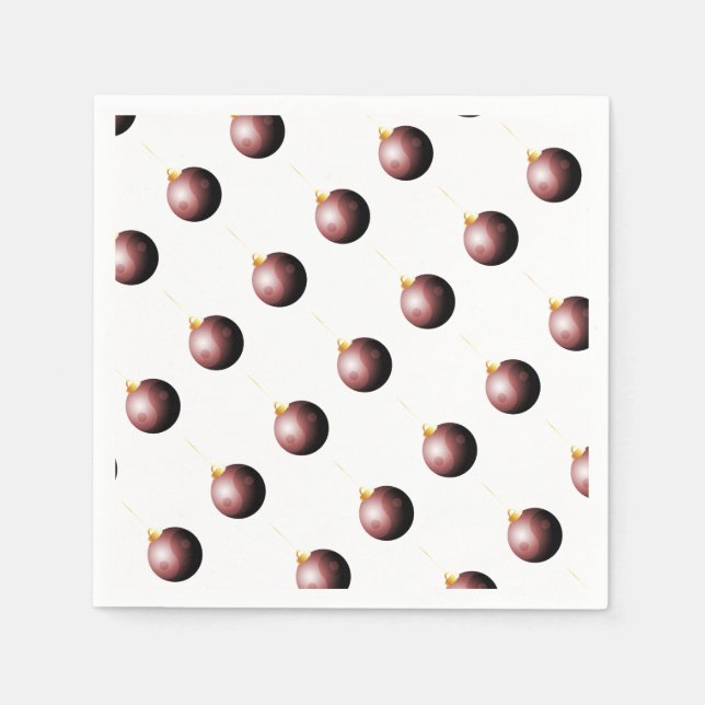 Serviette En Papier Design de Noël zen (Devant)