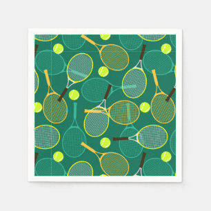 Serviette En Papier Design de tennis