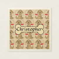 Design graphique Chien Chien Chien Brown Personnal