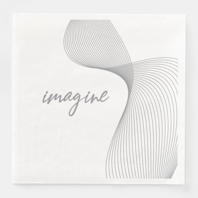 Serviette En Papier Design graphique moderne, simple et élégant d'Imag (Devant)