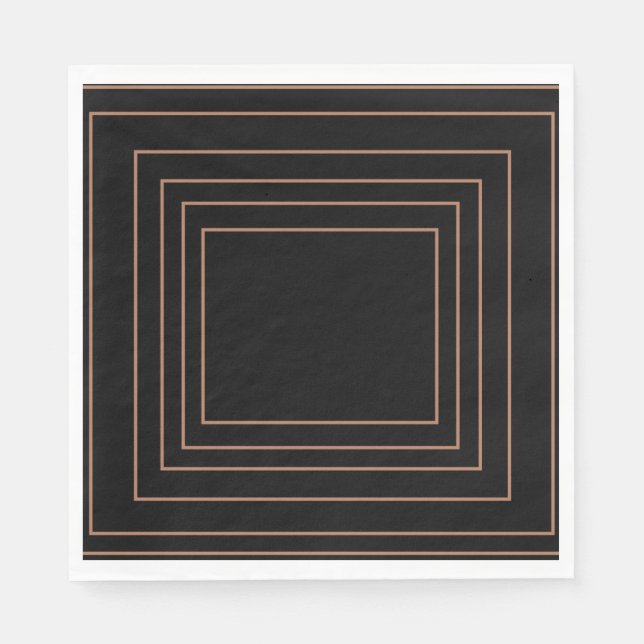 Serviette En Papier Design intérieur Tan (Devant)