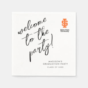 Serviette En Papier Design officiel du logo de l'Université d'État d'I