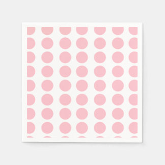 Serviette En Papier Design Pois rose
