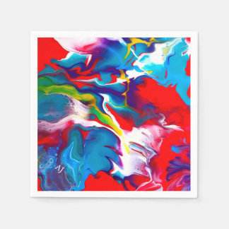 Serviette En Papier Designer Print Napkin