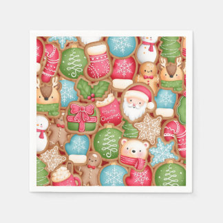 Serviette En Papier Dessert de Noël