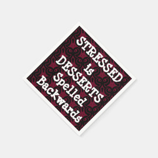 Serviette En Papier Desserts Papier-Cocktail serviettes