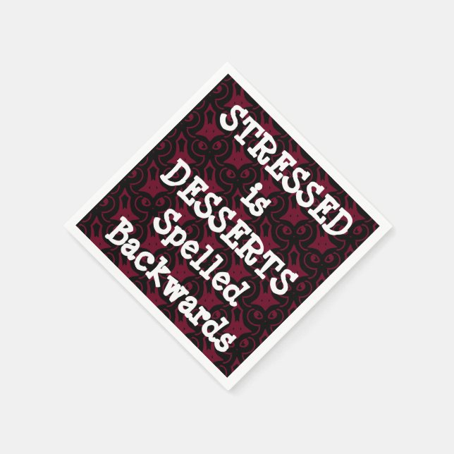 Serviette En Papier Desserts Papier-Cocktail serviettes (Coin)