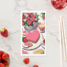 Dessin animé représentant une fraise et un dessert