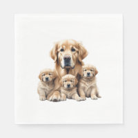 Dessin crayon couleur d'un Golden Retriever. Essen
