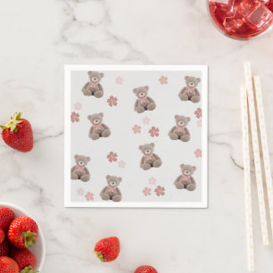 Serviette En Papier Dessin de l'ours