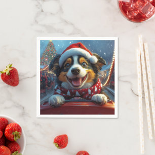 Serviette En Papier Dessous de verre australien à rouleaux de chien de