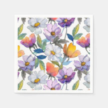 Dessous de verre fleur violet