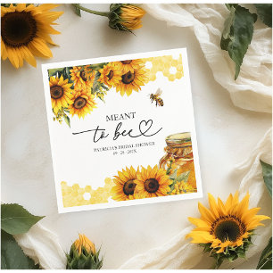 Serviette En Papier Destiné à être la Fleur de Tournesol pour la Marié