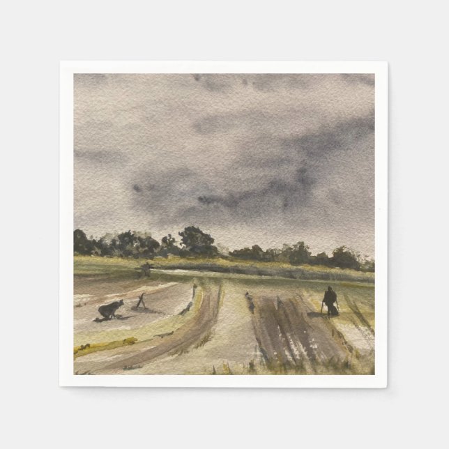 Serviette En Papier Détection Métal Dans Les Champs 2 (Devant)