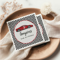 Deux Fast Race Car Boy 2e fête d'anniversaire