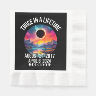 Serviette En Papier Deux fois dans une vie 08 avril 2024 GIft Pour