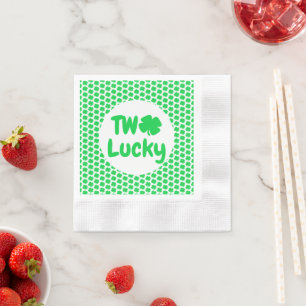 Serviette En Papier Deux Lucky St Patrick's Day 2e anniversaire