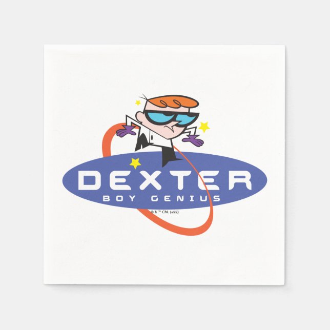 Serviette En Papier Dexter "Boy Genius" (Devant)