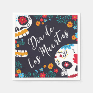 Serviette En Papier Dia de los Muertos  Napkin