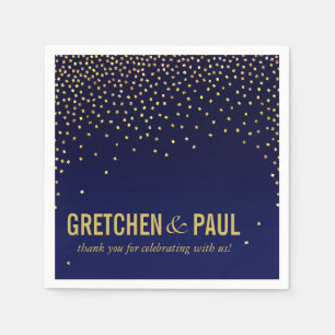Serviette En Papier Diamants dans le Sky Cocktail Party marine