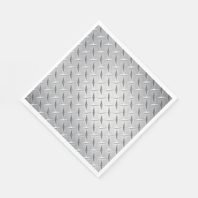 Serviette En Papier Diamond metal plate (Coin)