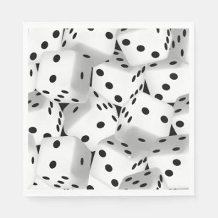 Serviette En Papier Dice chanceux