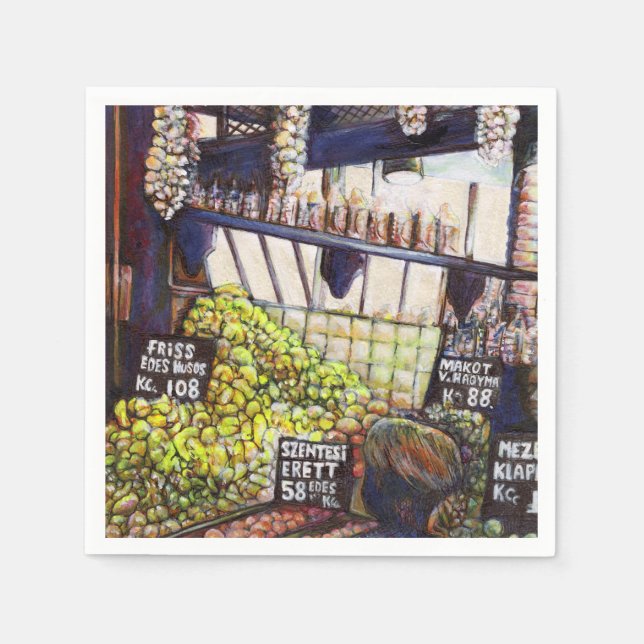 Serviette En Papier Dimensions de curiosité (Devant)