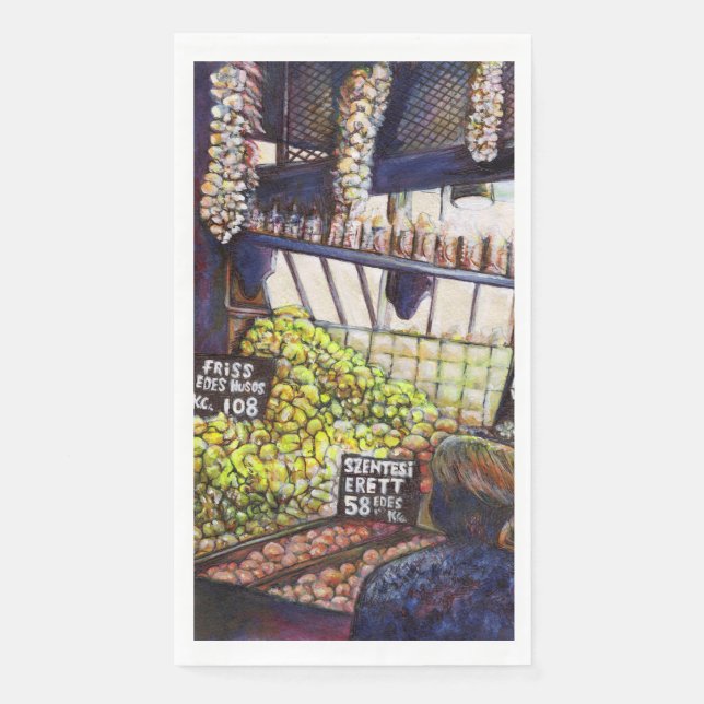 Serviette En Papier Dimensions de curiosité (Devant)