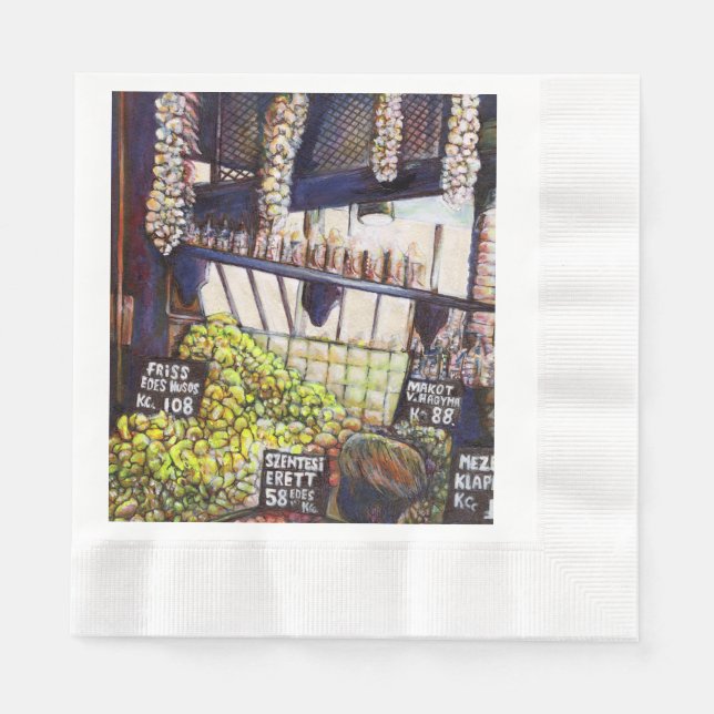 Serviette En Papier Dimensions de curiosité (Devant)