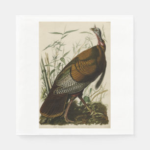 Serviette En Papier Dinde de Thanksgiving John James Audubon