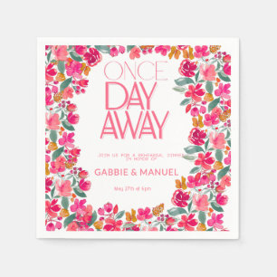 Serviette En Papier Dîner de répétition noire colorée Fiesta