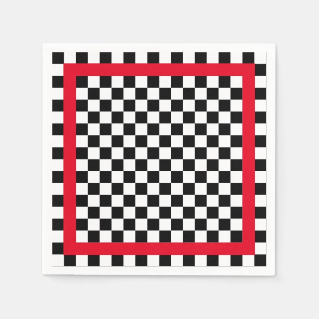 Serviette En Papier Diner des années 50 (Devant)