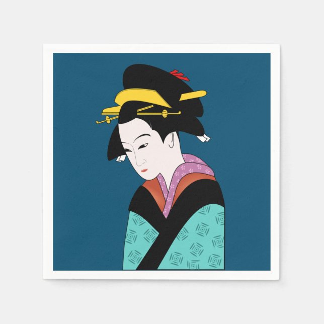 Serviette En Papier Dîner japonais (Devant)