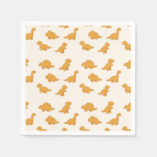 Serviette En Papier Dino Nuggets de poulet Twist ludique Amusement Enf