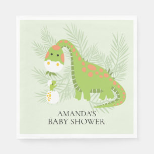 Serviette En Papier Dinosaur Boys Baby shower Papier serviettes