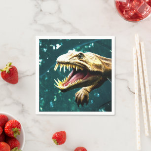 Serviette En Papier Dinosaure